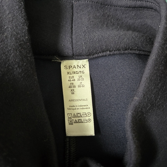 Spanx Navy Mock Neck AirEssentials Dress Size XL - Picture 5 of 6